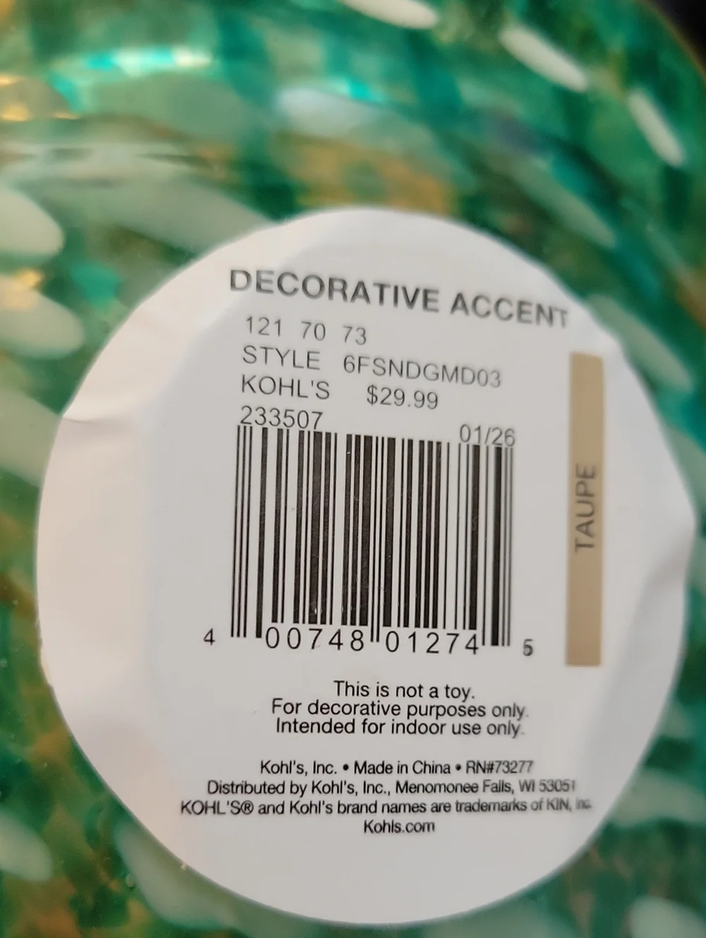 Kohls kohl teal